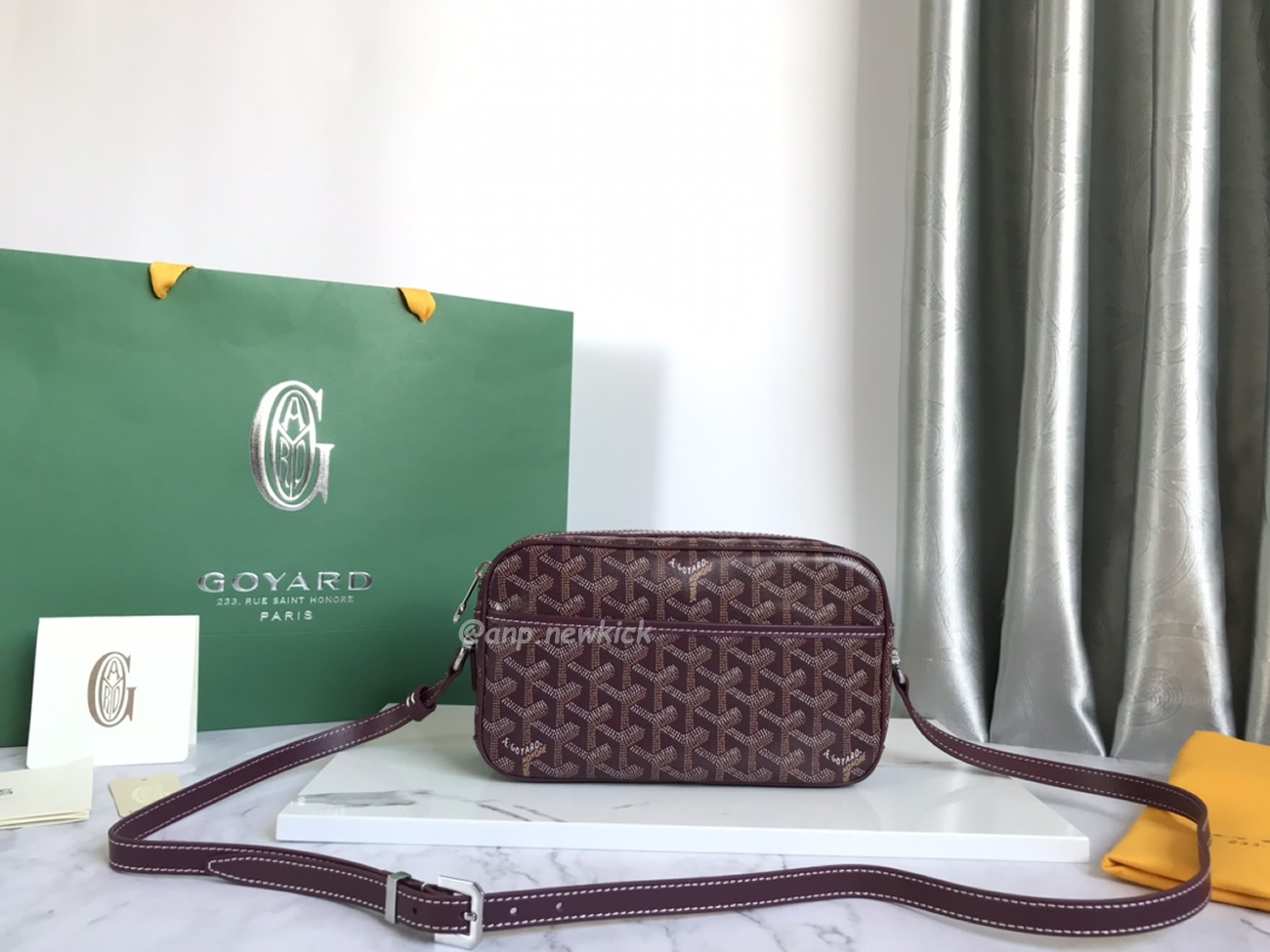 Goyard Cap Vert Camera Bag 13 Cm X 6.5 Cm X 22 Cm (15) - newkick.cc